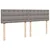 Vidaxl Box spring postelja z vzmetnico taupe 200x200 cm blago