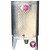Inox posuda za rakiju 180l EZIO 30020 srebrna