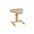 Hanah Home pomoćni sto Opus Ucgen 46, 46 cm, hrast / beli mermer