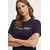 Tommy Hilfiger Majica Script WW0WW43459 Mornarsko modra Regular Fit