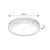 RABALUX Indre Spoljna plafonjera, LED, IP54, 28W, 2450lm, Crna