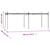 Pergola s pomičnim krovom smeđesiva 589x292x230 cm