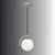 Opviq luster GEDIK-20441-B, 1 × E27, mint / zeleni