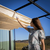 KONDELA Aluminijasta pergola Pepy Basic - grafit/krem