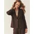 TATUUM Blazer Mezaria temno rjava