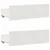 Vidaxl Posteljni okvir brez vzmetnice s predali 75x190 cm borovina