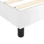 Vidaxl Box spring postelja z vzmetnico bel 90x190 cm umetno usnje