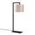Opviq Stona lampa E27 Socket, Krem-Crna