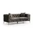 Atelier del Sofa Dvosed Como 197x70x90cm Antracit