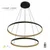 SOLEA 62 LUSTER 50W 3000/4000K CRNA