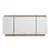 HANAH HOME Samostojeća komoda Dorma White Atlantic Pine