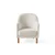 Atelier del Sofa Fotelja Aries, 75 x 85 x 75 cm, Bela