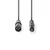 NEDIS COTH15300GY15, Balansirani audio kabl, XLR 3-pinski muški, 3,5 mm muški, Niklovani, 1,50 m, PVC