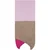 Pieces PCPYRON STRUCTUR NEW BLOCK LONG SCARF 17143900 Modra