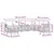 Set vanjskih sofa 6 pcs Bijela i Bež 306 x 128,5 x 73 cm