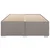 Vidaxl Posteljni okvir brez vzmetnice taupe 140x200 cm blago