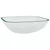 Umivaonik stakleni 42 x 42 x 14 cm prozirni