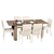 Aberto Design Trpezarijski sto Bois 78x150x90cm Smeđi