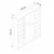 HANAH HOME Ormar za hodnik Noah 8277