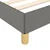 Vidaxl Posteljni okvir brez vzmetnice temno siv 80x200 cm blago