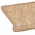 Prostirke za stepenice 15 kom 65x21x4 cm svijetlosmeđe pravokutne rubove