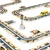 shumee Cesta - steza za avtomobile Gradnja - Puzzle 44 kosov