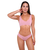 GymBeam Seamless Bra Dusty Rose