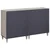 Kreveta s ladicama 2 pcs Siva 60 x 33 x 75 cm Čvrsto drvo manga