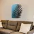 Hoja de Arte -1 - Blue, Black BlueBlack Decorative Wooden Wall Accessory