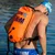 Borntoswim swimrun backpack buoy orange