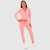 GymBeam Ženski duks TRN Zip-Up Pink