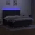 Vidaxl Box spring postelja z vzmetnico LED črna 180x200 cm blago