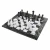 Šah Set Marble Black & White 40 x 40 cm