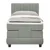 Boxspring Krevet Dixon 90/200 cm , siva