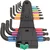 WERA 950/9 Hex-Plus Multicolour set Imbus ključeva, metrički, BlackLaser, 9 komada, 05133164001