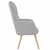 Vidaxl Relaksacijski stol Cloud Grey Fabric