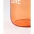 Madame Coco Čaša za vodu Mayotte, 350ml, Narandžasta