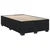 Vidaxl Box spring postelja z vzmetnico črna 120x190 cm žamet