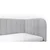 MID.YOU OBLAZINJENA POSTELJA 90 cm x 200 cm , les, tekstil, leseni material siva