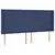 LED uzglavlje plavo 183 x 16 x 118/128 cm od tkanine