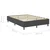 Vidaxl Posteljni okvir boxspring sivo blago 180x200 cm