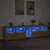 Komoda s LED svjetlima boja hrasta sonome 283x37x67 cm