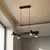 Brilagi - LED RGBW prigušiva luster na sajli SELE 4xGU10/6,5W/230V crna