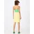 Womens ribbed skirt soft yellow
