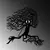 OPVIQ Zidna lampa Tree Woman