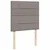 Vidaxl Box spring postelja z vzmetnico taupe 90x200 cm blago
