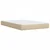 vidaXL vidaXL Box spring postelja z vzmetnico krem 120x190 cm blago, (21321084)