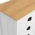 Den Komoda Hill Range bela 130x40x80 cm trdna borovina