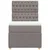 Vidaxl Box spring postelja z vzmetnico taupe 90x200 cm blago