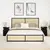 Noćni ormar 2 pcs Crni hrast 35 x 39 x 55 cm Konstruirano drvo